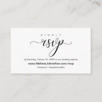 Online RSVP website respond, wedding