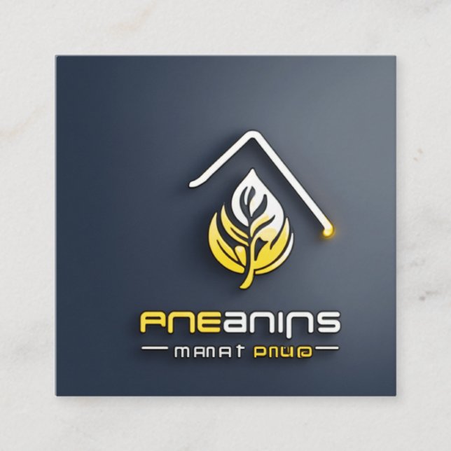 "Online Sales Specialist" Square Business Card (Front)