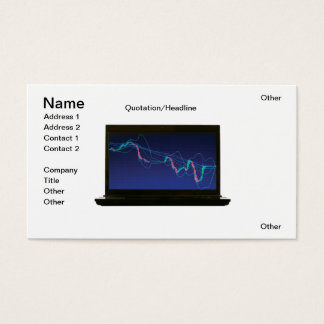 stock trader business card