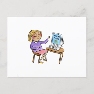 Online Tutor Postcard