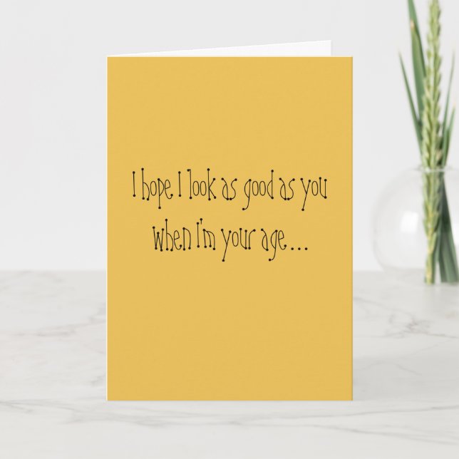 Only 50 Humourous Over the Hill Birthday Card (Front)