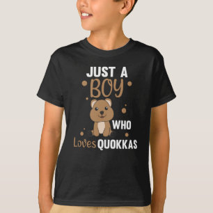Only A Boy Of Quokkas Loves - Sweet Quokka T-Shirt