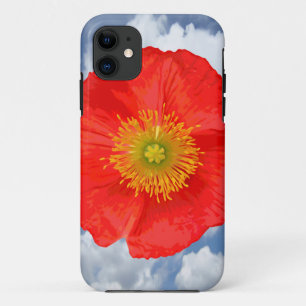 Only a Poppy Blossom + your text & ideas iPhone 11 Case
