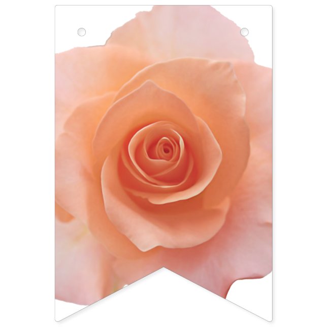 Only a Rose Blossom + your backgr. & ideas Bunting Flags (First Flag)