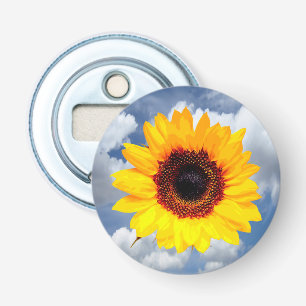 Only a Sunflower Blossom + your text & ideas Bottle Opener