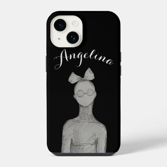 Only bow with sunglasses to wear   iPhone case (Back)