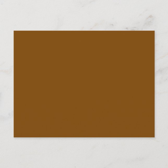 ONLY COLOR - brown Postcard (Front)
