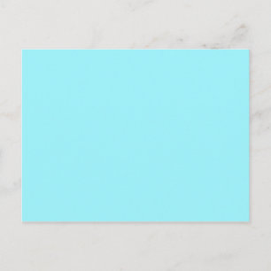 ONLY COLOR - cyan Postcard