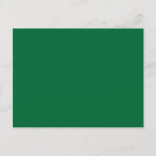 ONLY COLOR - dark green Postcard
