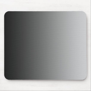 ONLY COLOR gradients - black grey Mouse Pad