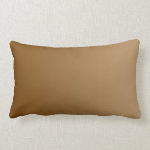 ONLY COLOR gradients - brown + olive green Lumbar Pillow