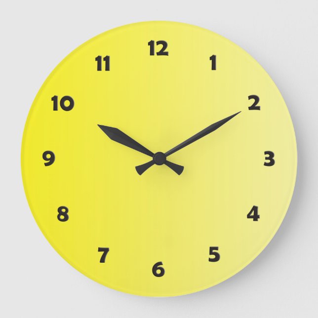 ONLY COLOR gradients - lemon + clock face (Front)