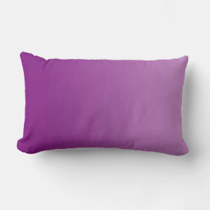 ONLY COLOR gradients - magenta+ neon pink Lumbar Pillow