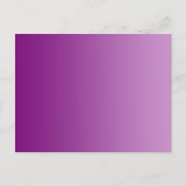 ONLY COLOR gradients - magenta Postcard (Front)