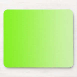 ONLY COLOR gradients - neon green Mouse Pad