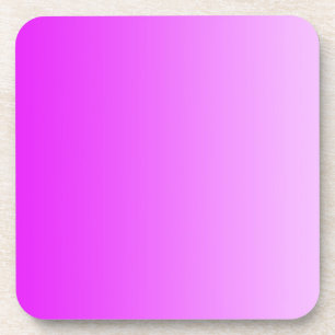 ONLY COLOR gradients - neon pink Coaster