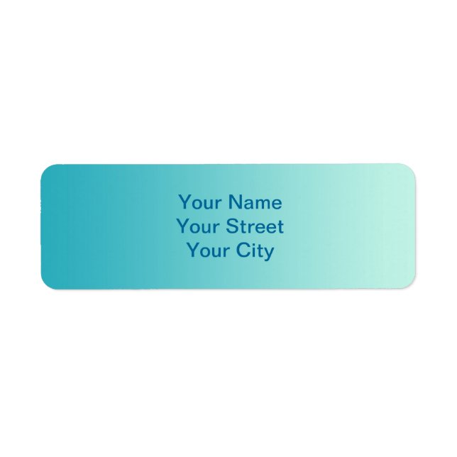 ONLY COLOR gradients - ocean blue (Front)