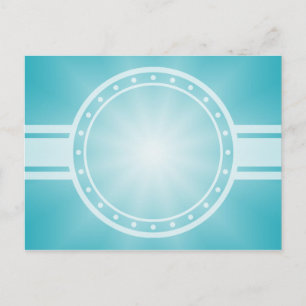 ONLY COLOR gradients - ocean blue Star Postcard