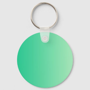 ONLY COLOR gradients - ocean green Keychain