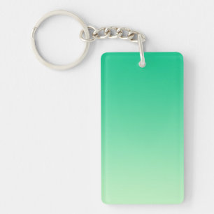 ONLY COLOR gradients - ocean green Keychain