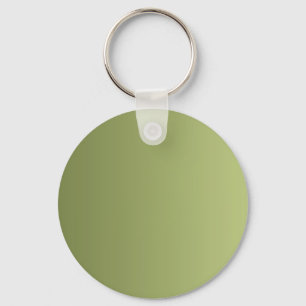 ONLY COLOR gradients - olive green Keychain
