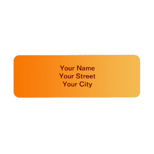 ONLY COLOR gradients - orange