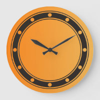 ONLY COLOR gradients orange - rings & dots black