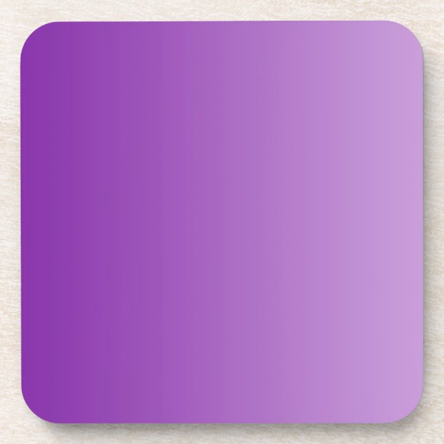 ONLY COLOR gradients - purple Coaster (Front)