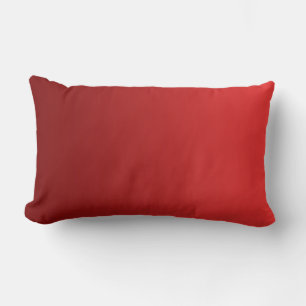 ONLY COLOR gradients - red love + orange Lumbar Pillow