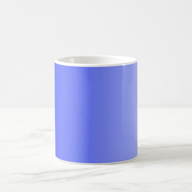 ONLY COLOR gradients - royal blue Coffee Mug (Center)