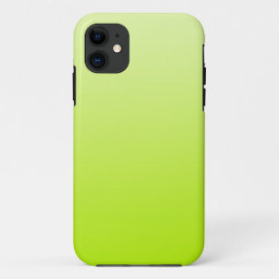 ONLY COLOR gradients - spring green iPhone 11 Case