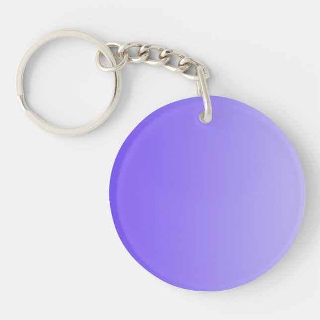 ONLY COLOR gradients - violet Keychain (Front)