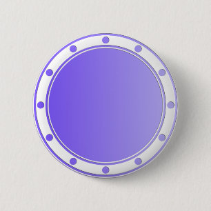 ONLY COLOR gradients - violet + rings & dots 2 Inch Round Button