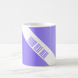 ONLY COLOR gradients violet + your text Coffee Mug