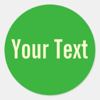 ONLY COLOR | grass green + your text