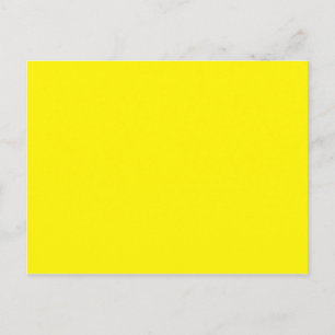 ONLY COLOR - lemon Postcard