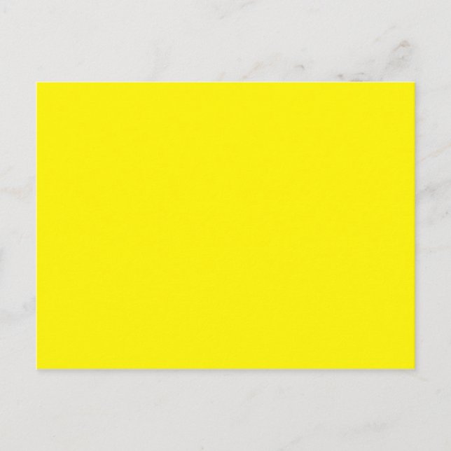 ONLY COLOR - lemon Postcard (Front)