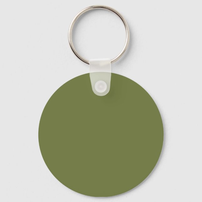 ONLY COLOR - olive green Keychain (Front)