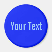 ONLY COLOR / royal blue + your text