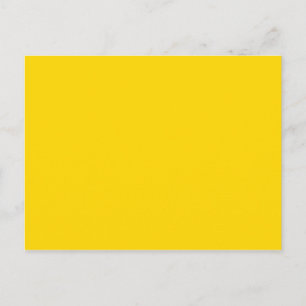 ONLY COLOR - yellow Postcard