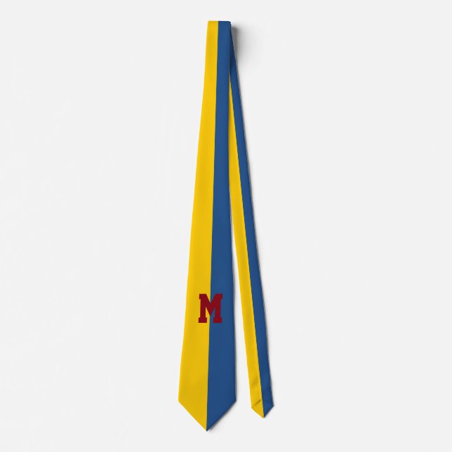 Only Colour Background - 1/2 yellow + your idea Tie (Front)