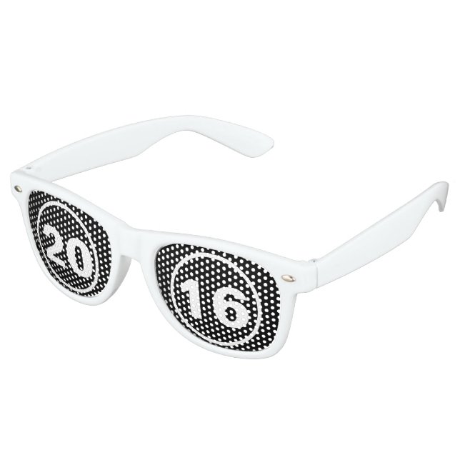 Only Colour Background - black + your ideas Retro Sunglasses (Angled)