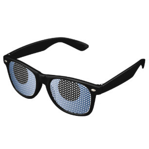 Only Colour Background - dark blue gradient Retro Sunglasses