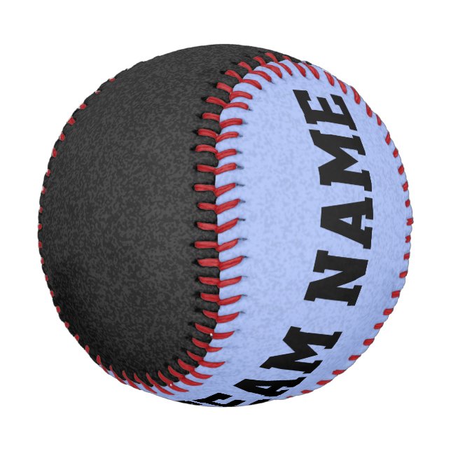 Only Colour splatter - black & light blue Baseball (Angled)