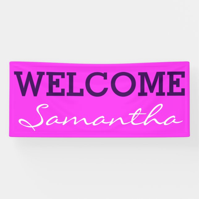 Only Colour & Words + your ideas Banner (Horizontal)