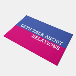 Only Colours blue + your background & ideas Doormat