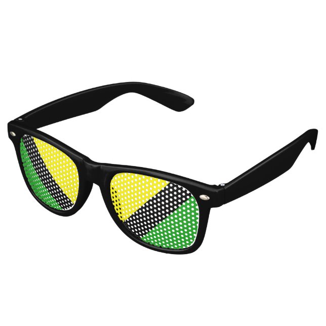 Only Colours lemon yellow & grass green + your ide Retro Sunglasses (Angled)