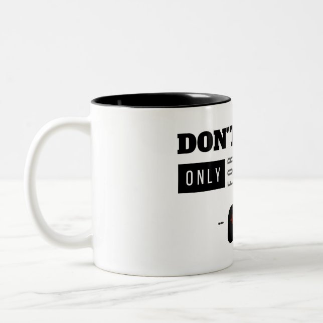 Only For Gamers (Two Tone Mug) Two-Tone Coffee Mug (Left)