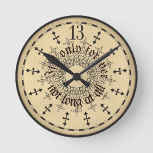 "Only Forever" 13-hour Round Clock