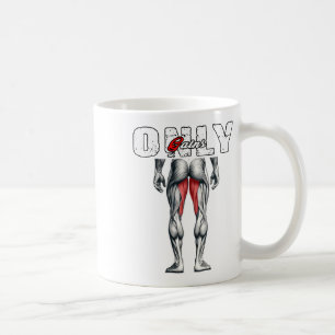 Only Gains Bodybuilding Workout Gym  Coffee Mug